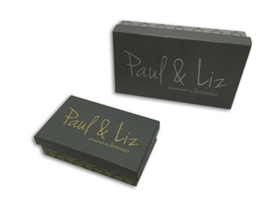 TWLP007  Custom made fashion towel box  custom LOGO towel box  make towel box towel factory back view